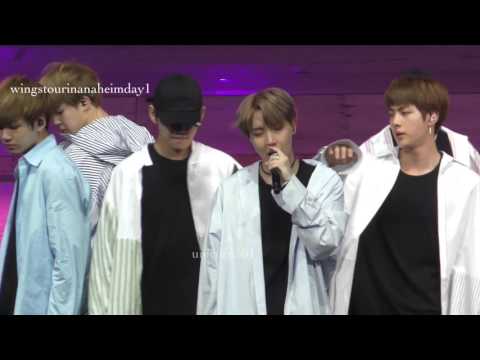 170401 BTS Anaheim day1 spring day taehyung   focus