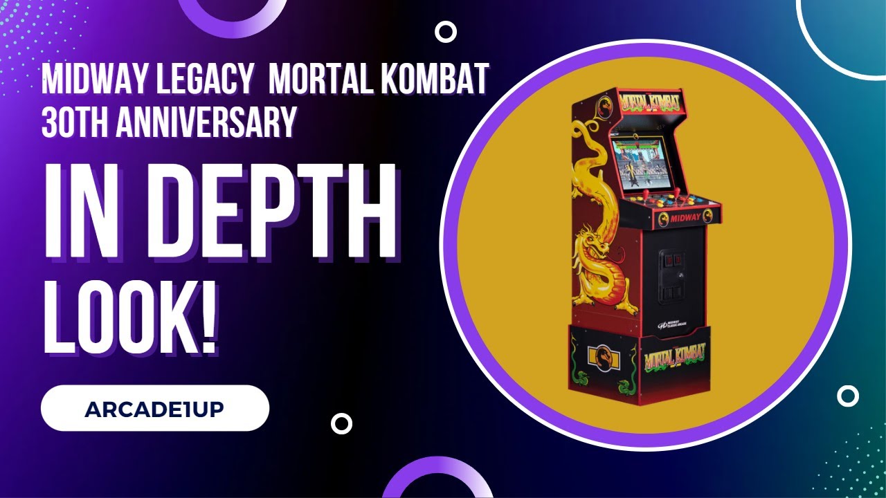 Arcade1up - Midway Legacy Mortal Kombat 30th Anniversary // In Depth Look // Get over here!