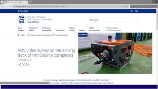 Estonia - senaste från utredningen