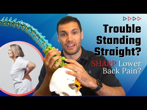 Sharp Lower Back Pain Cant' Stand Up Straight Without Pain