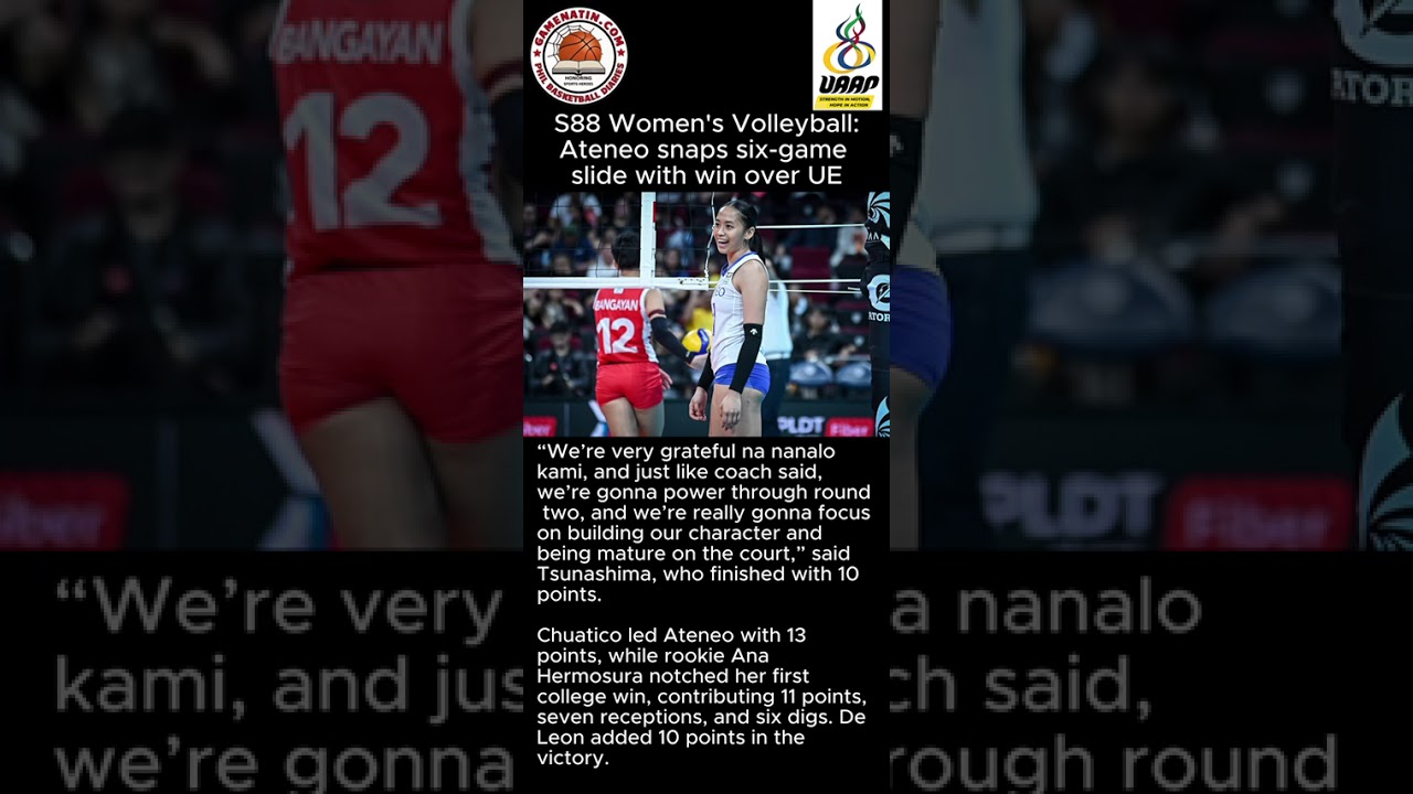 UAAP Women's Volleyball: Ateneo finally gets a win after beating UE in battle of cellar-dwellers