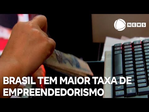 Brasil tem maior taxa de empreendedorismo dos últimos anos