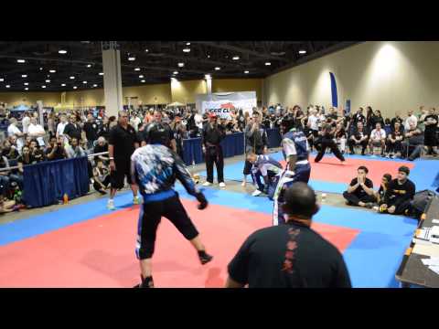 Jamal Rason Hill Richardson-Albini sparring at the last 2014 Long Beach Internationals #kenpo
