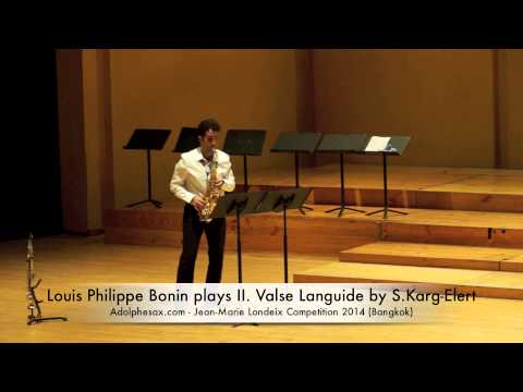 Louis Philippe Bonin plays II  Valse Languide by S Karg Elert