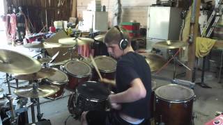 Lamb of God-11th Hour and Terror &amp; Hubris In The House of Frank Pollard (Live)-Drum Cover