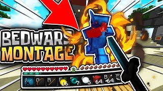 THE MOST LAGGIEST HYPIXEL BEDWARS PLAYER EVER! (Minecraft BedWars Trolling Montage)