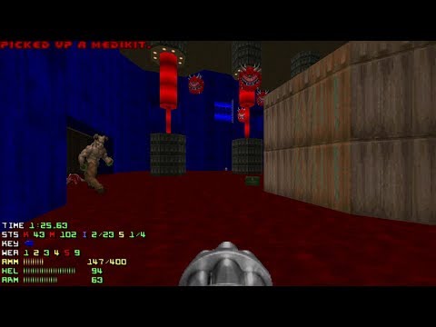 Final Doom: TNT Revilution - Map 4 "Blood Factory" UV-Max in 6:45