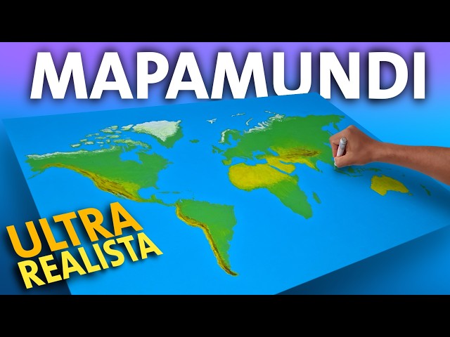 Vídeo relacionado con Maps International - Mapa del mundo gigante, póster político con el mapa del mundo, plastificado - 201 x 116,5 cm