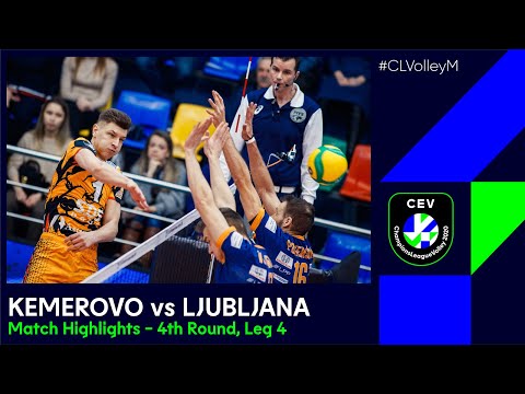 #CLVolleyM | Kuzbass KEMEROVO vs ACH Volley LJUBLJANA - Match Highlights