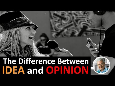 What's the Difference Between an IDEA and an OPINION? (10 Examples)