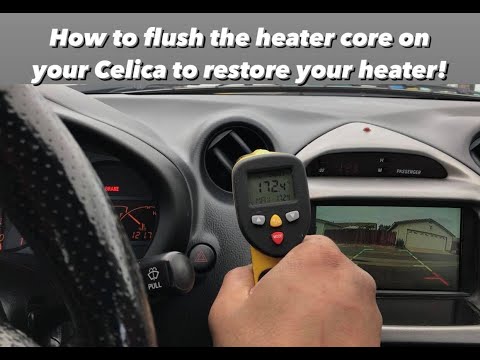 Fixing Low Heat From The Heater (Celica-Reverse Flushing Heater Core)