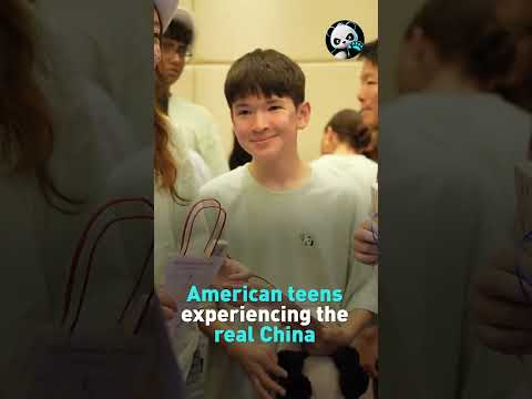 American teens experiencing the real China