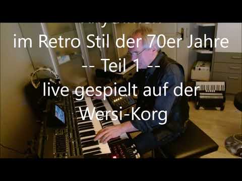 -- Drawbars ------'Sinus Sounds und Rumba Rhythmen -- im Retro Style der 70er auf der Wersi-Korg