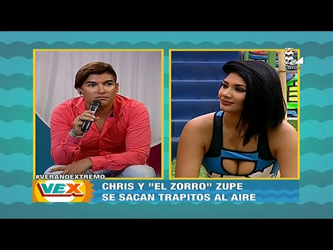 VERANO EXTREMO 07/03/16 EL 'ZORRO' LE RECUERDA SU PASADO A CHRIS Y ELLA LE RESPONDE CON TODO