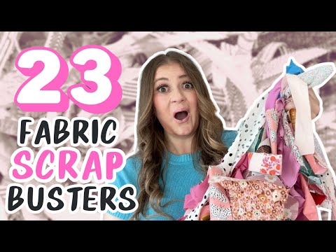 Tiny Scraps, Big Results! 23 Quilt Fabric Scrap Projects with Tutorials!