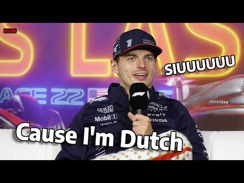 MAX VERSTAPPEN Smashing The Answers At Press Conferences