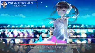 Nightcore Sayonara no mae ni-Licana feat. U-One