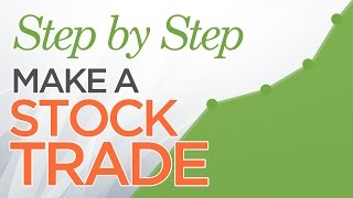Step by Step Process of Making a Stock Trade Online & Buying Shares