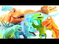 7 Dinosaur Train Dinosaurs Spinosaurus Tyrannosaurus Argentinosaurus Colorful Dinosaur Toys