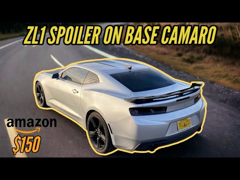 6th Gen Camaro Amazon ZL1 Spoiler Install (Too Cheap?)