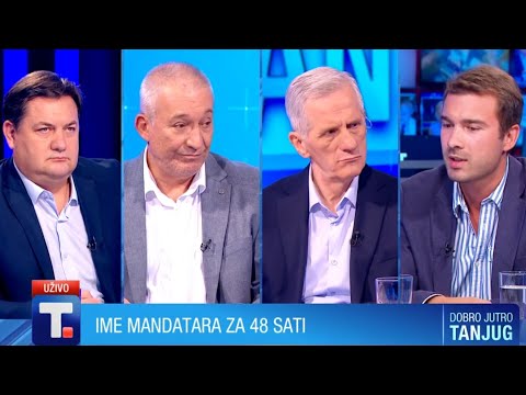 Ime mandatara za 48 sati - Dejan Miletić i Vuk Velebit • DOBRO JUTRO TANJUG