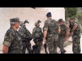 El príncipe de Asturias en unas prácticas militares en Tibi