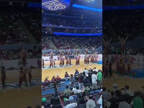 The UP Pep Squad performed their #NamamaskUPo routine at the halftime of the UAAP S88 Finals Game 2