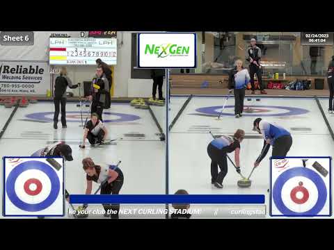 Jared Jenkins vs. Tyler Pfeiffer - Draw 9 - Curling Alberta Mixed Provincial Championship