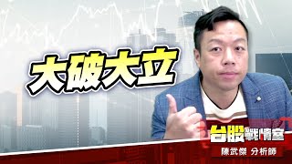 大破大立…大破大立…大破大立…#台股#盤勢#先蹲後跳#續攻#逆風洗盤#作多是唯一的方向｜小武哥投資事務所｜陳武傑 (圖)