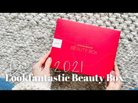 Lookfantastic Beauty Box Unboxing December 2021