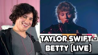 Vocal Coach Reacts to Taylor Swift - betty (live 2020)