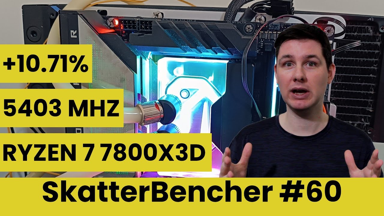 Ryzen 7 7800X3D Undervolt & Overclock to 5403 MHz With ROG Crosshair X670E Hero | SkatterBencher #60 - YouTube