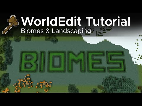 WorldEdit Guide #8 - Biomes and Basic Landscaping