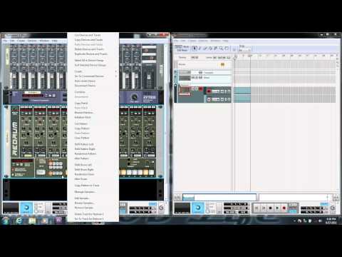 Reason 5. Tutorial. Start to finish Rap/HipHop Beat 1 of 4