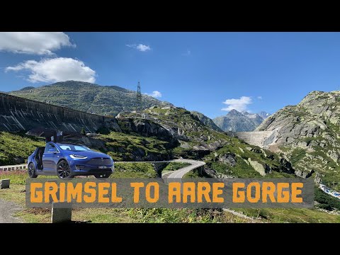 4K Driving In The Swiss Alps | Grimsel Pass to Aare Gorge | Mountain Road Passes Switzerland 2020