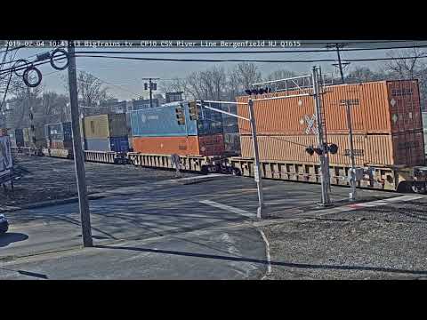 2- 4-2019 10:43 sb stack CSX 525, 342 Q158