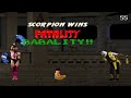 Scorpion Fatality Funny 1v2 Gameplay Sega Genesis Funny FATALITY