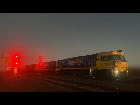 Down Pacific National 1MP2 Steel with NR6 NR72 NR52 (RUOK) arriving into Gheringhap loop 21/4/2024