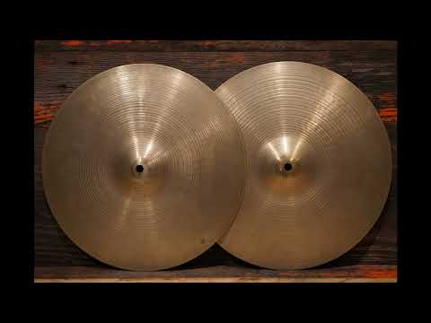 Zildjian 14" Avedis 1970s Hi-Hat Cymbals - 814/1202g image 8