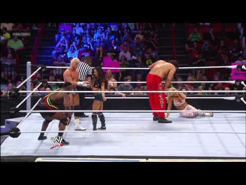 The Great Khali & Natalya vs. Dolph Ziggler & AJ  Lee: SmackDown, Jan. 11, 2013