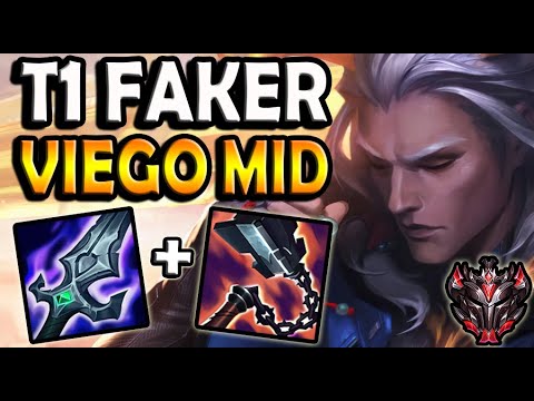 T1 Faker VIEGO MID vs LUCIAN - Korea Grandmaster Patch 11.2 ✅