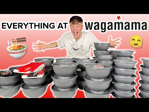 I Ate Everything At Wagamama