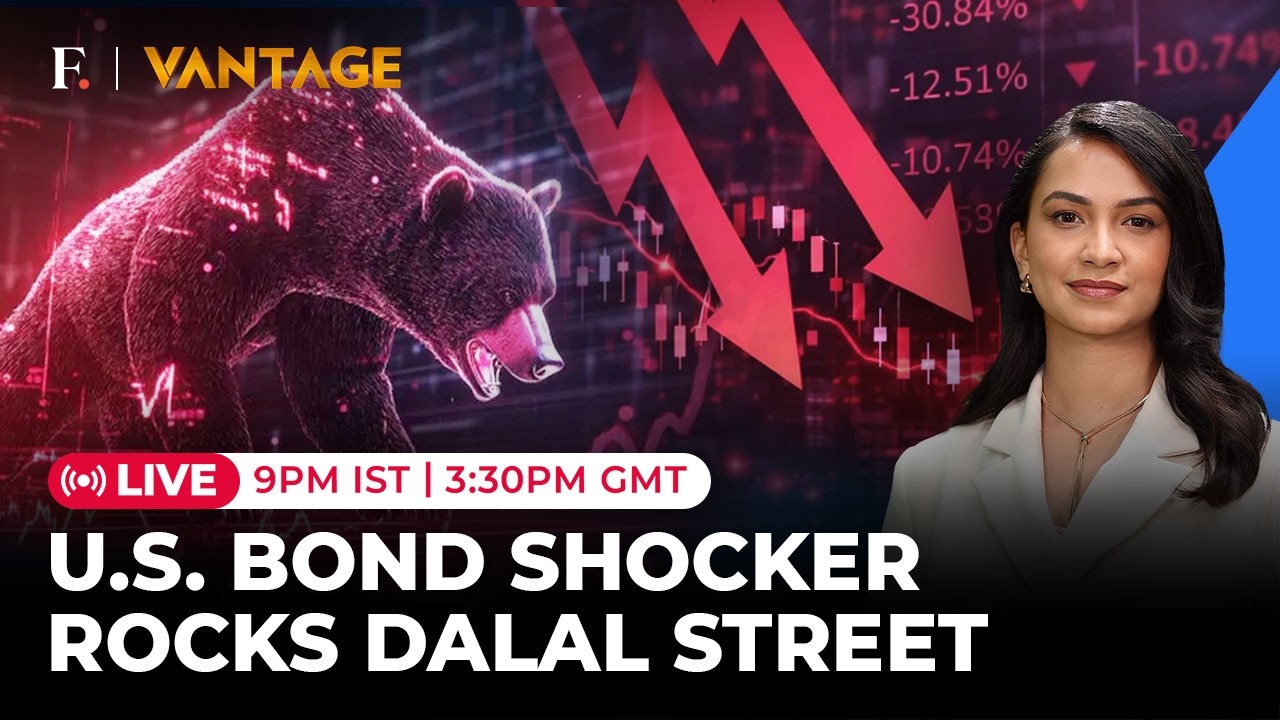 LIVE: India Market Crashes As Sensex Sinks 1,100 Points In U.S. Bond Shock | Vantage On Firstpost