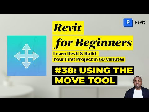 Revit Tutorial for Beginners: Part 38: Using the Move Tool