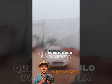 Barão de Melgaço amanheceu coberta por uma serração maravilhosa, aquele clima que só a gente tem.