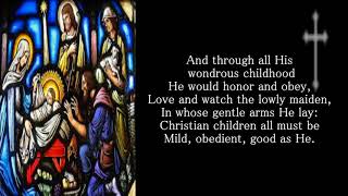 Once in royal davids city Christmas Carol (with lyrics)