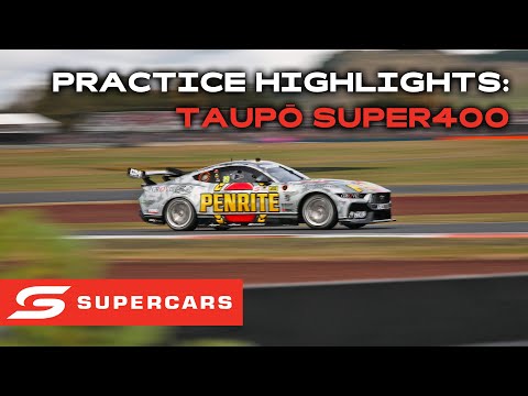 SUPERCARS 2024 ITM Taupō Super400 プラクティスハイライト動画