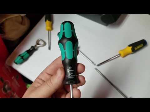 Wera Kraftform 6-Piece Lasertip Screwdriver Set and Rack