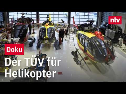 So werden Helikopter komplett zerlegt und geprüft