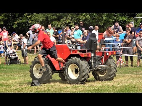 Traktoriáda Janov 2019 - slalom